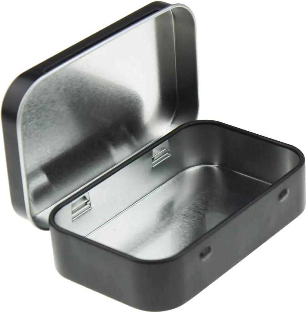 Boîtier en Métal Noir pour Petits Objets - Set de 20 Pièces Format Mini