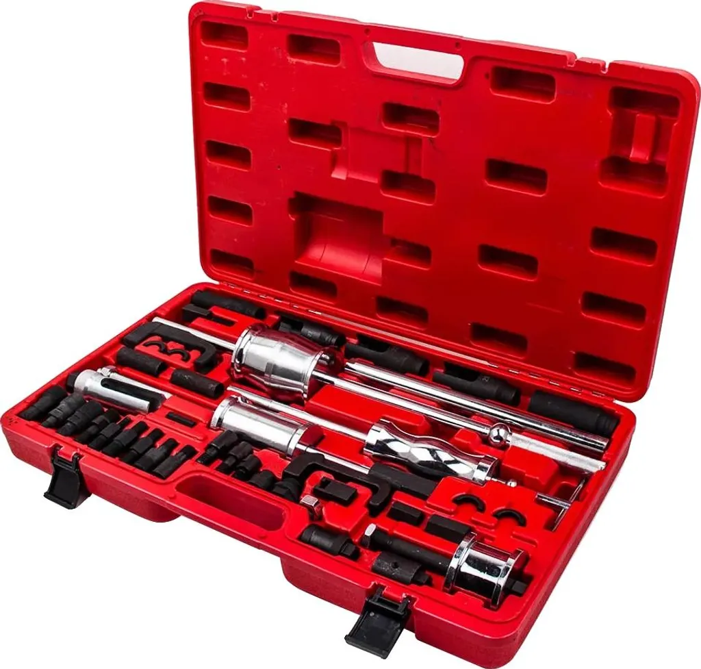 Arrache injecteur diesel universel avec masse à coulisse en acier noir