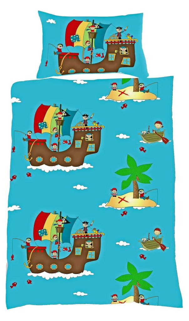JACK by Fleuresse Biber Baby Bettwäsche 2tlg 100x135cm Produktbild 