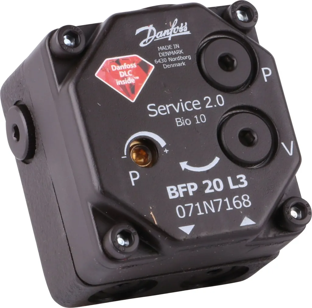 Pompe à fioul BFP 20 L3 Danfoss pour remplacement de brûleur domestique