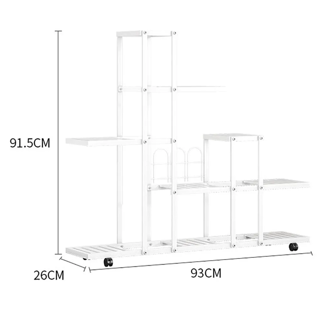 Étagère fleurs d'angle à 5 niveaux pour optimiser l'espace du salon - 2