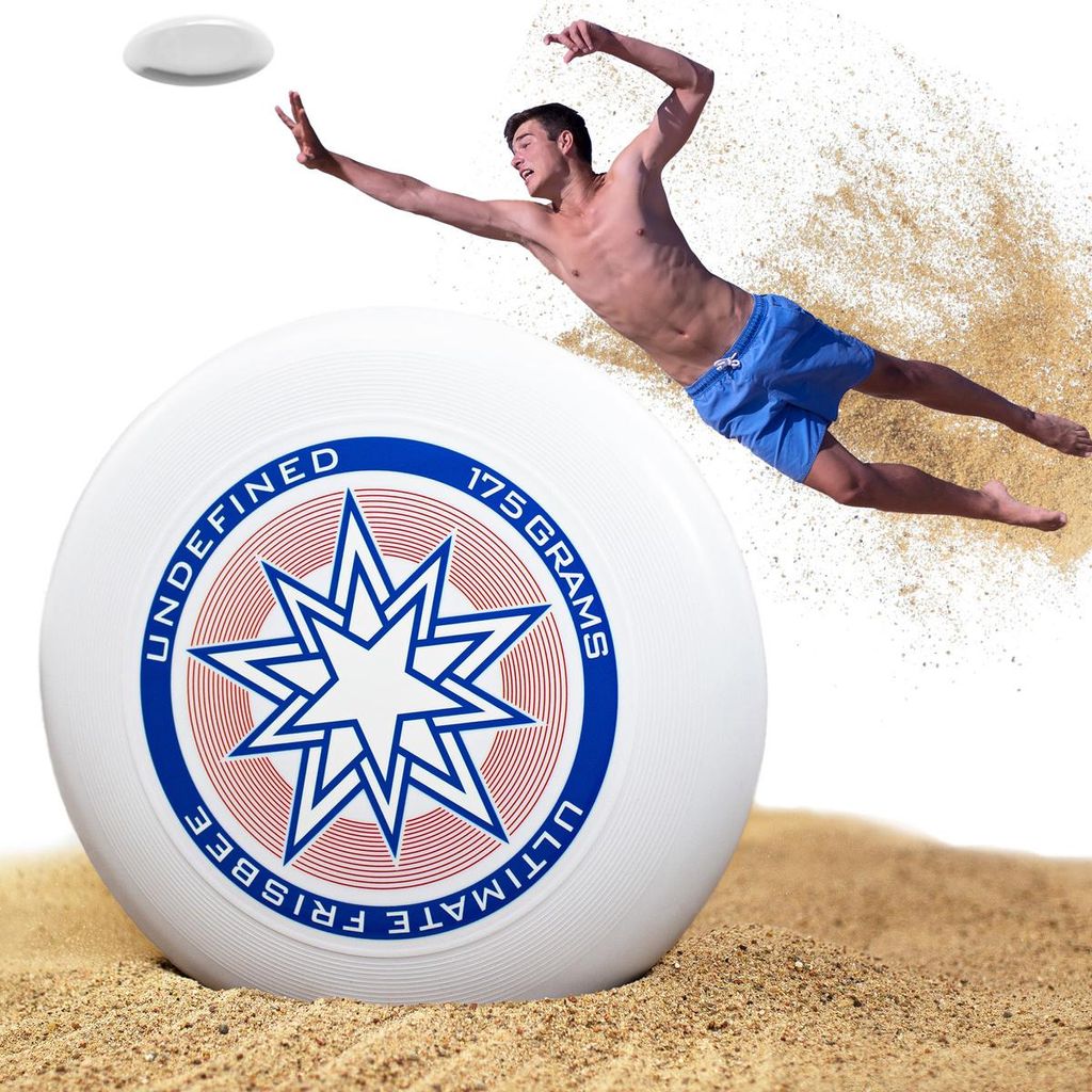 Frisbee Scheibe perfekt für Kinder Erwachsene Hundefrisbee Spielzeug Outdoor Weißer Stern