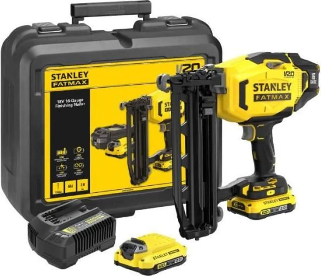 Cloueur de surfaces sans fil 18V 16Ga pour travaux de menuiserie précis