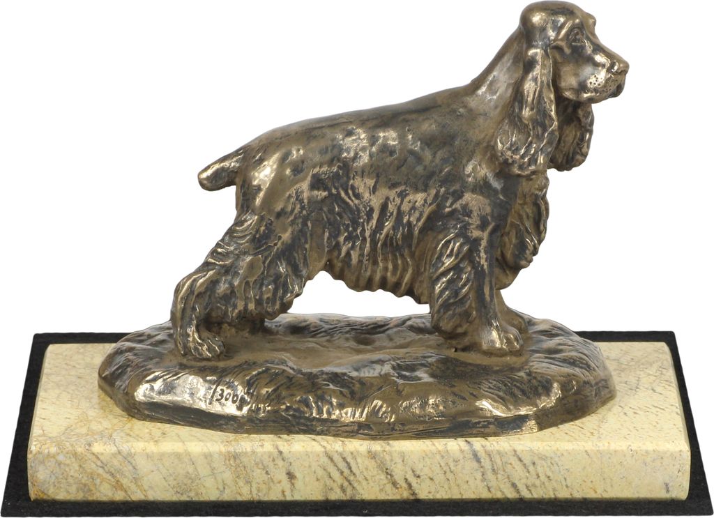 English Cocker Spaniel, Englische Cockerspaniel - Hundestatue, Hundesilhouettefigur, Trophäe für die Hundeausstellung der Marke Art-Dog