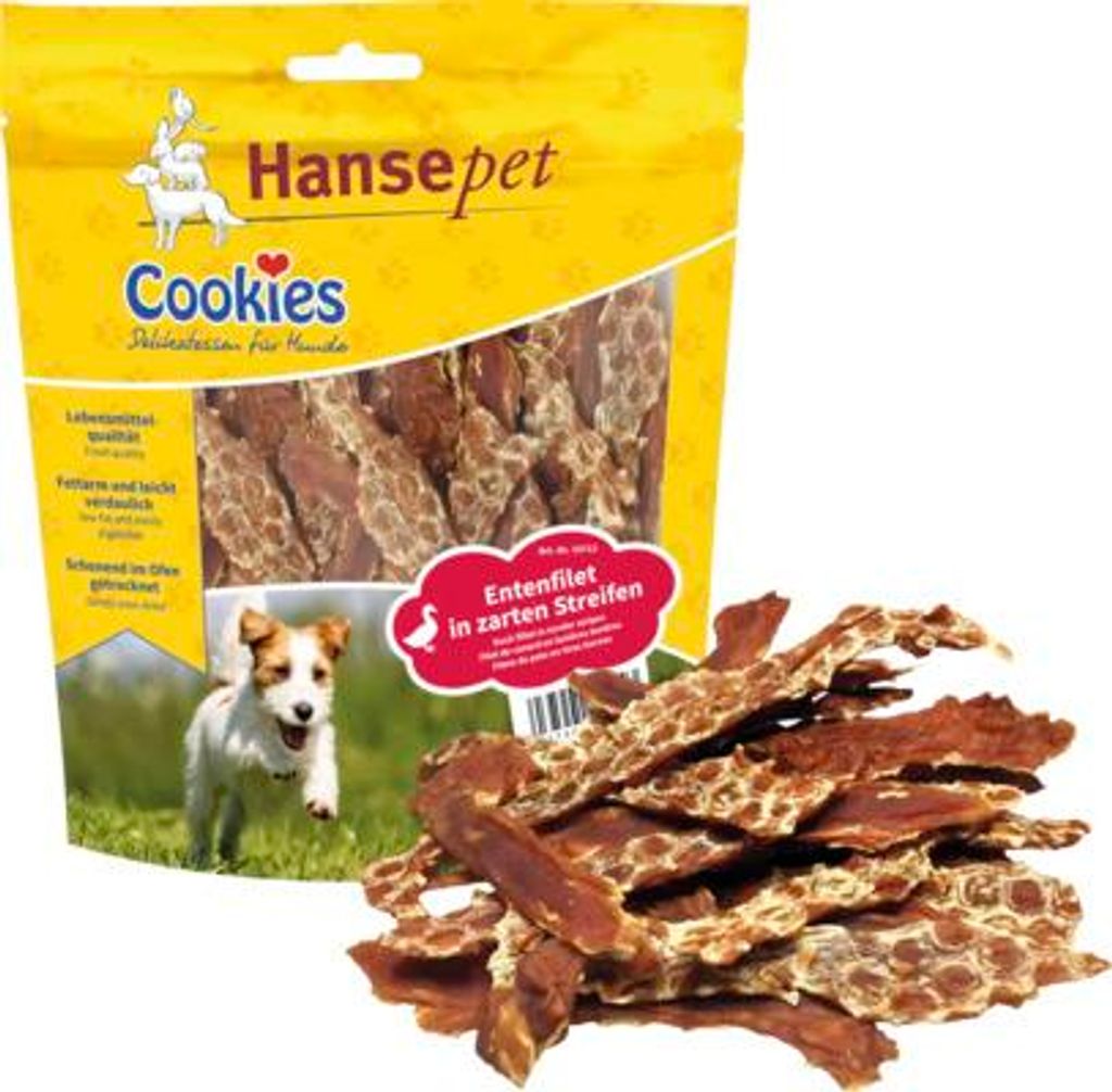 Hundesnack Cookies Delikatess Entenfilet 200 g Produktbild 