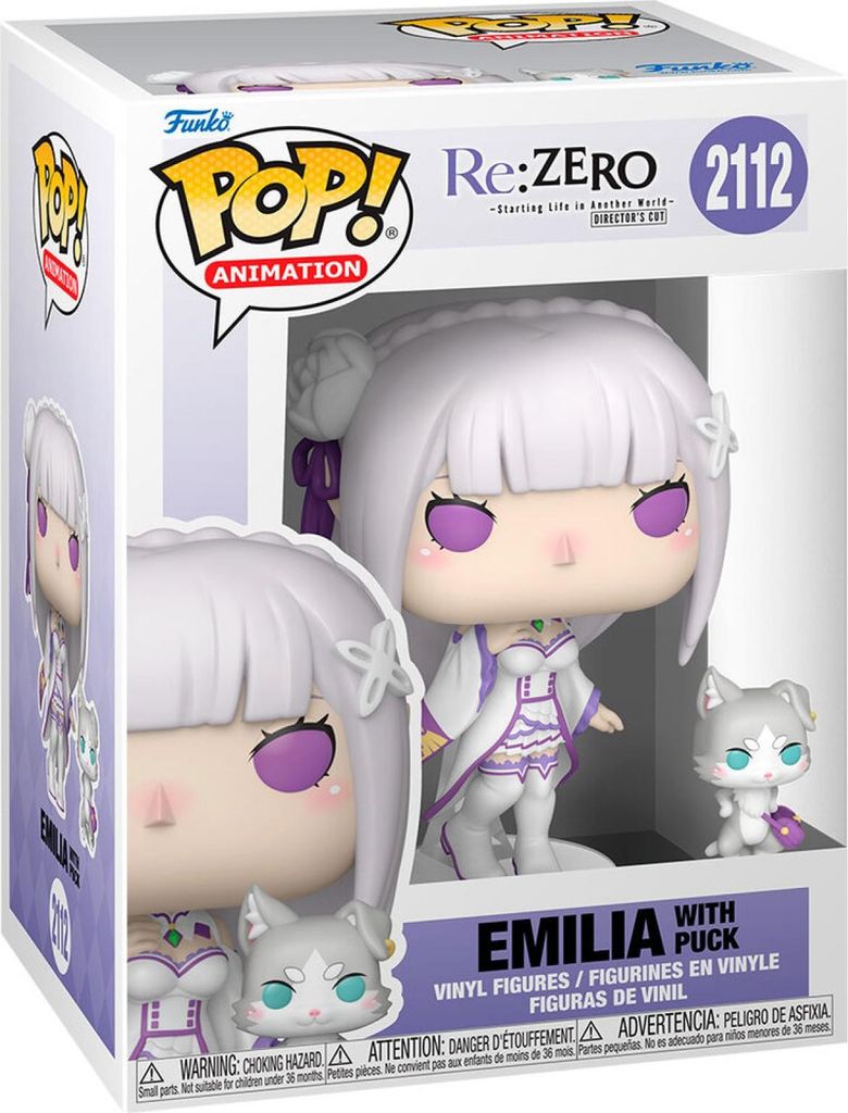 Re: Zero - Emilia with Puck 2112 Funko Pop! Produktbild 
