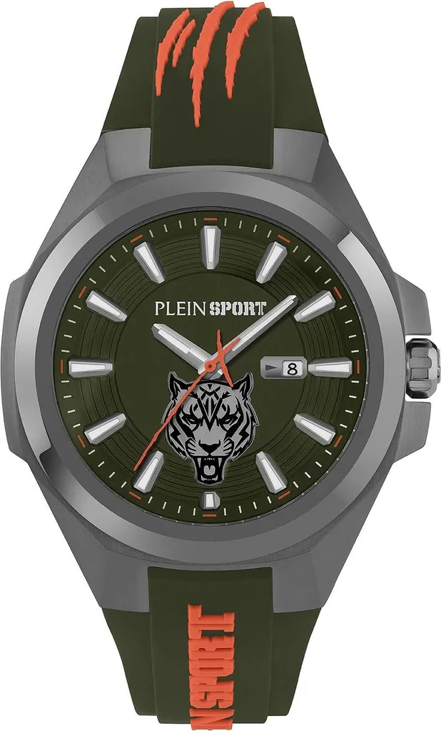Montre de Sport pour Homme Tigermaster PS7BA0624 Coloris Vert et Gris