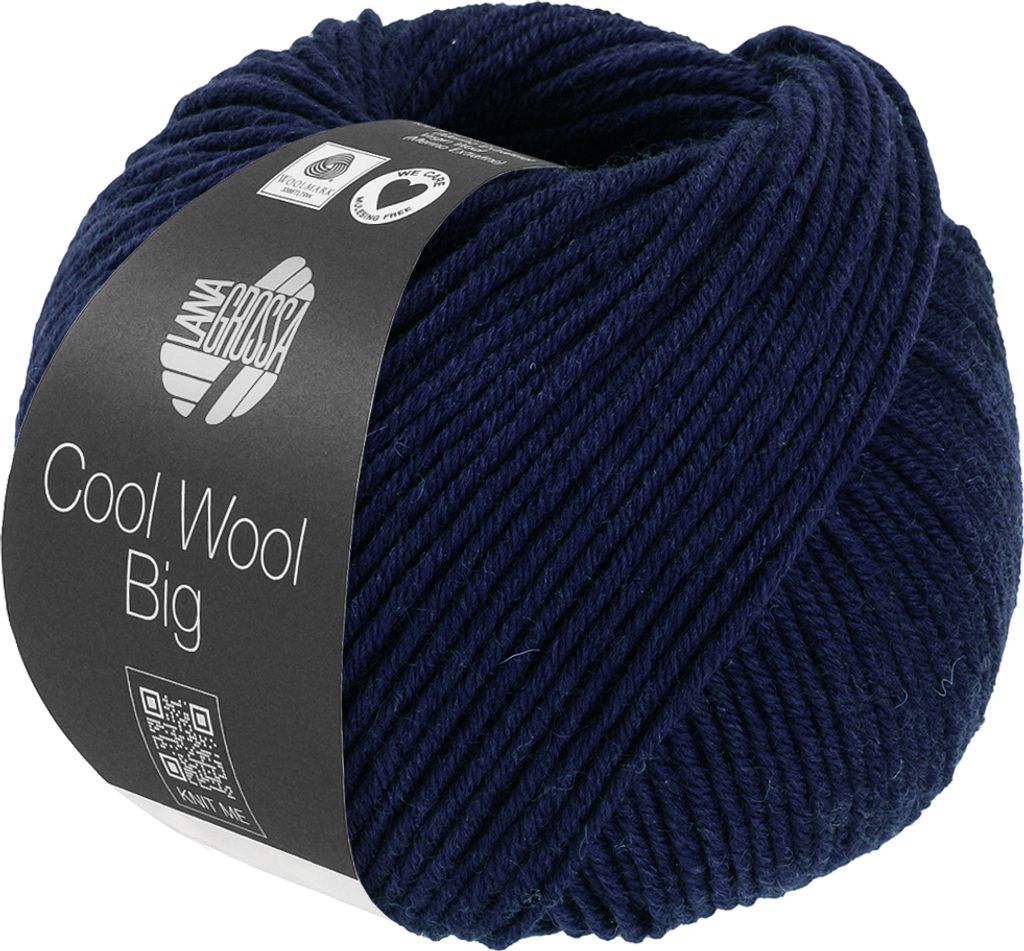 Lana Grossa - Cool Wool Big Melange 1694 nachtblau meliert