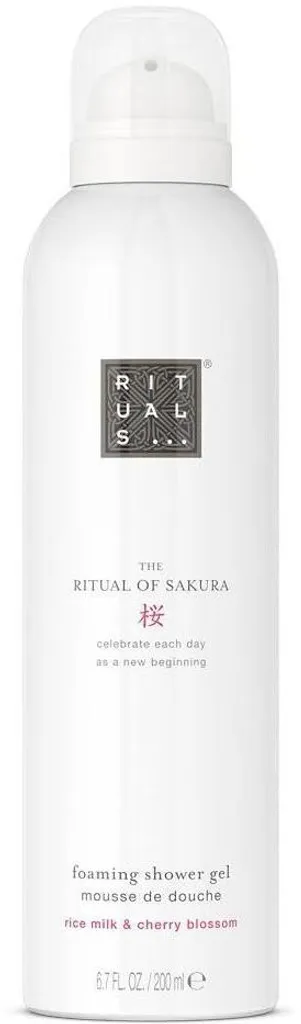 The Ritual of Sakura Gel Douche Moussant 200ml Rituals aux Fleurs de Cerisier