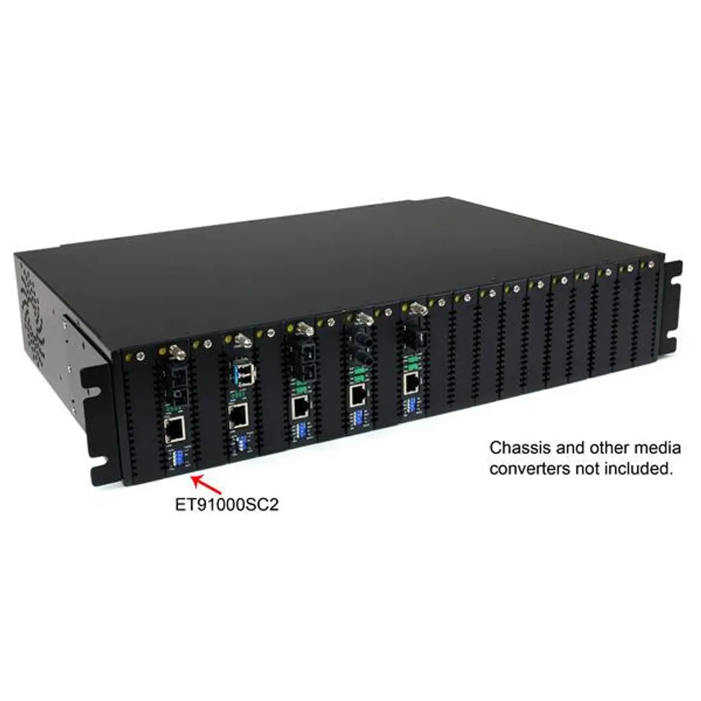 Convertisseur fibre 2000 Mbit/s StarTech.com ET91000SC2 Multimode 850nm - 4