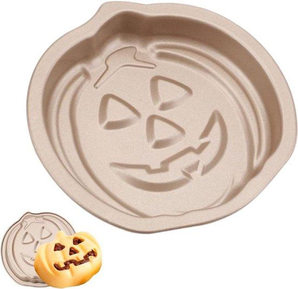 Kleine Halloween-Kürbiskuchen-Form, 13,6 cm, 1 Stück, orange