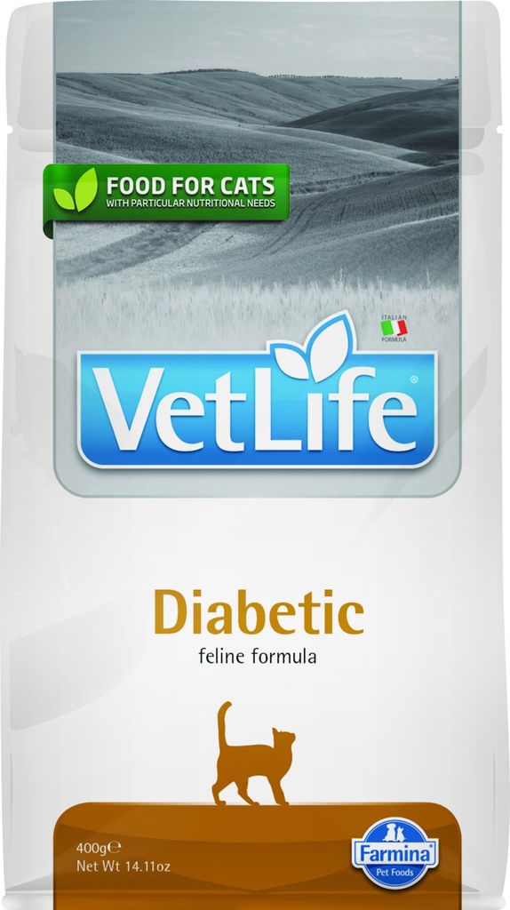 Vet Life Natural Kattenvoer voor Diabetische Katten, 400g Productafbeelding 
