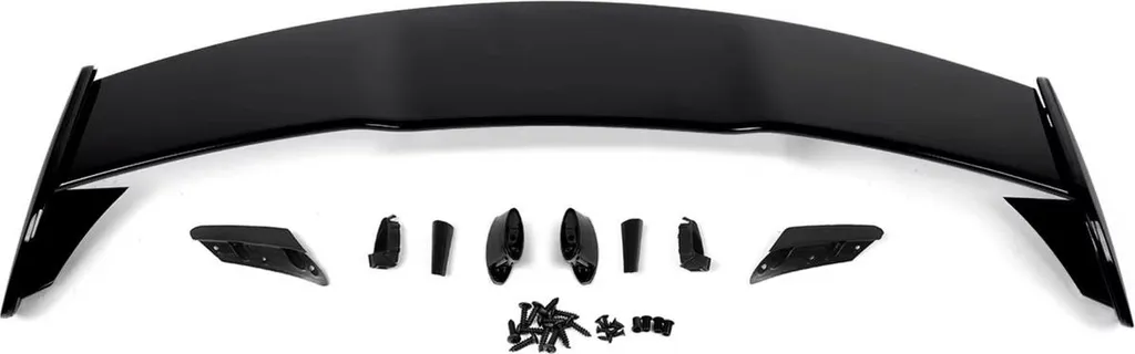 Lèvre de Spoiler Mercedes GLA H247 Finition Sport AMG Plastique ABS Noir