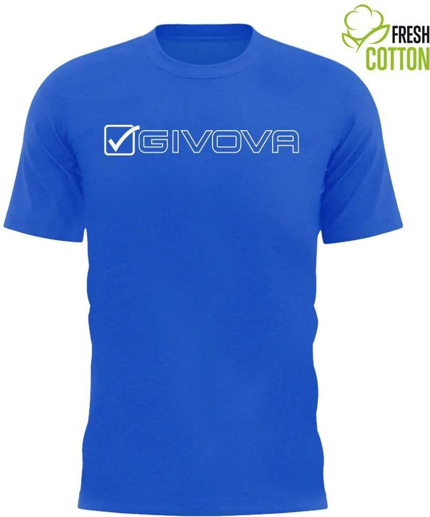 Baumwoll-T-Shirt Givova Mondo Königsblau