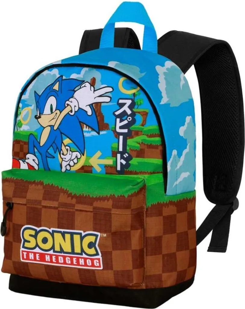 Zaino Sonic The Hedgehog Sega Greenhill Small - Zainetto Scuola Ufficiale