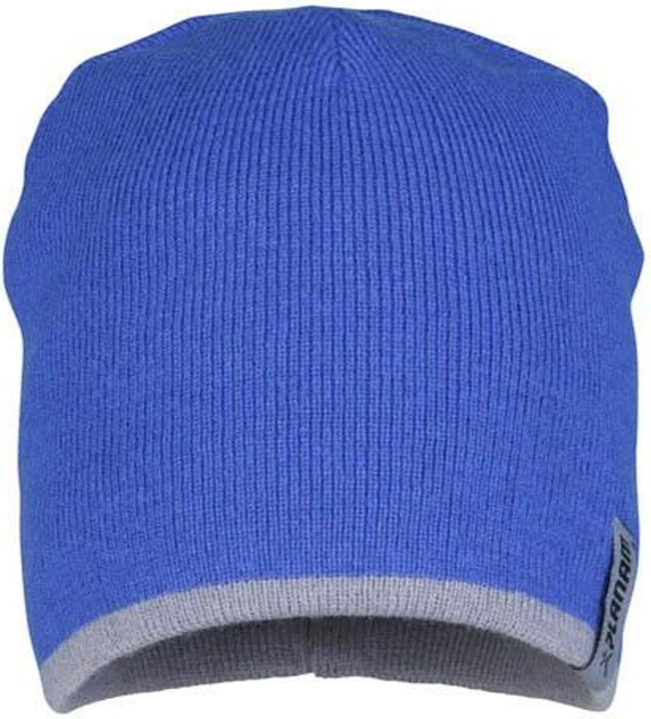 Planam Strickmütze 2-farbig, Universalgröße kornblau/zink Produktbild 