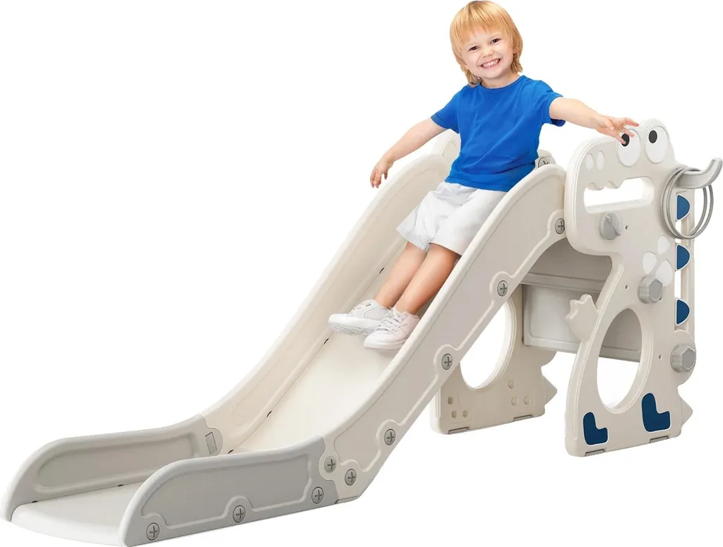 Rollers évolutifs enfants thème dinosaure gris multi-activités sûr
