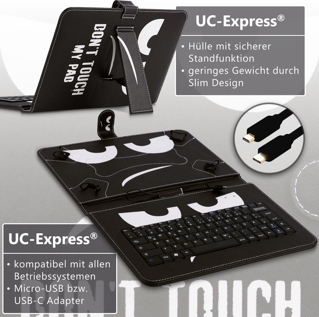 Hülle Tastatur für Samsung Galaxy Tab A9+ / A9 Plus Tasche Produktbild 13