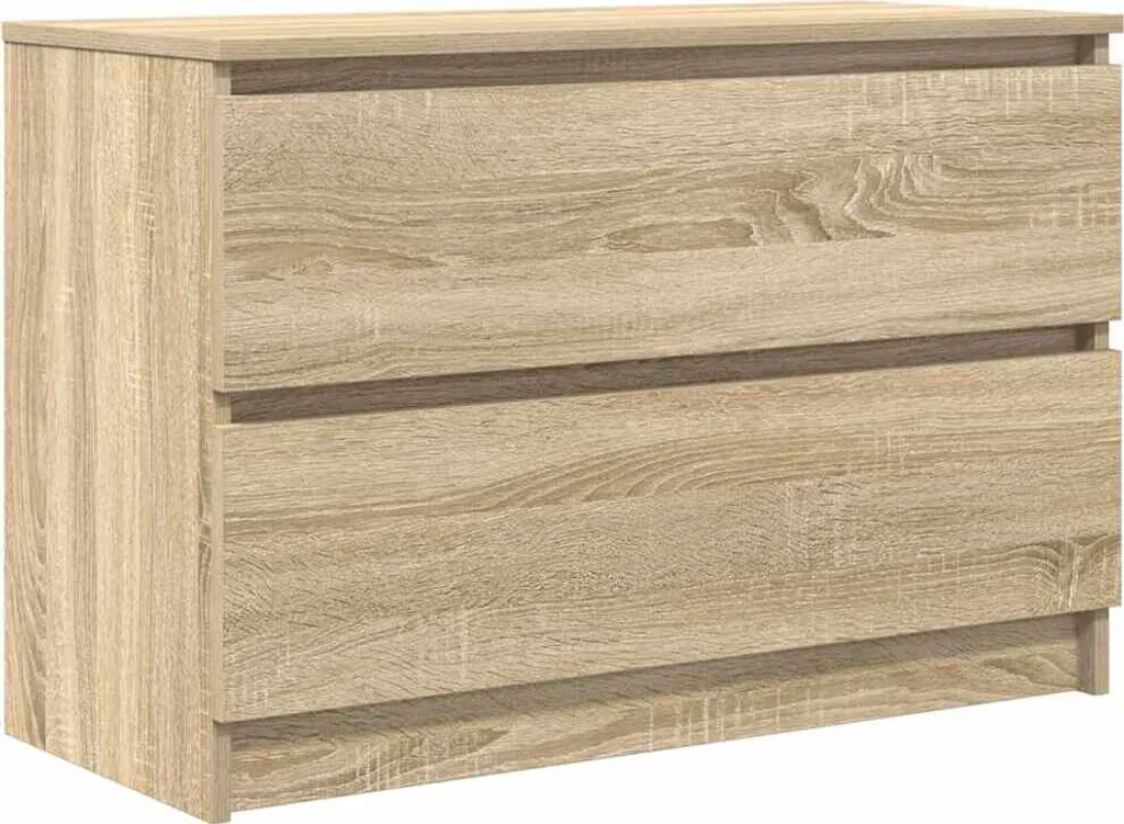 Porta TV Legno Rovere Sonoma 80x35x54 | Mobiletto Soggiorno Pratico