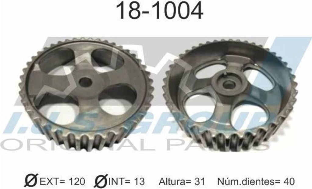 IJS GROUP Zahnrad Nockenwelle 18-1004 für RENAULT CLIO II (BB0/1/2, CB0/1/2) 31mm 13mm 120mm 0,5kg 540g