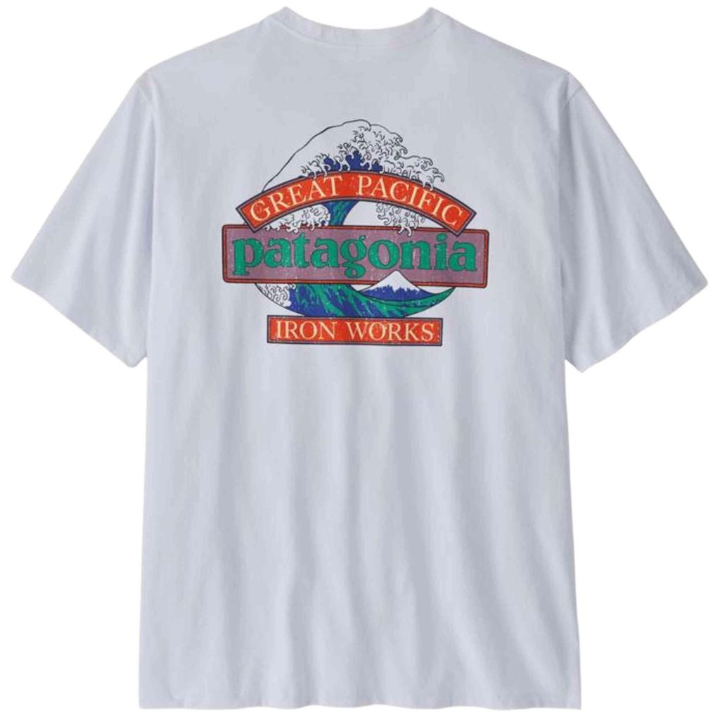 Patagonia Herren Great Waves Responsibili Shirt White : XL Größe: XL