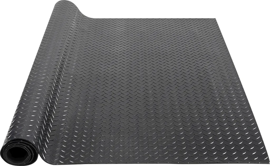 Pavimentazione Industriale in Gomma VEVOR 4x10ft - SBR Diamond Plate