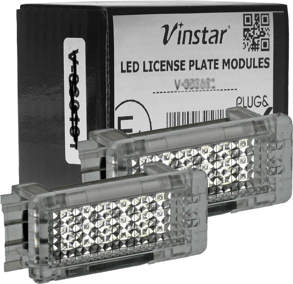 2x Vinstar LED Einstiegsbeleuchtung kompatibel mit Mercedes Benz R171 W203 W209 W639 C209 S203