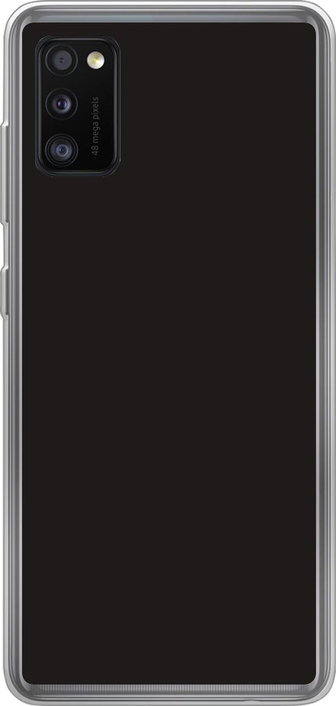 MuchoWow Handyhülle Schutzhülle Hülle für Telefoonhoesje Samsung Galaxy A41 Grau - Herbst - Jahreszeiten - Farben Silikon Softcase Handy Hül...