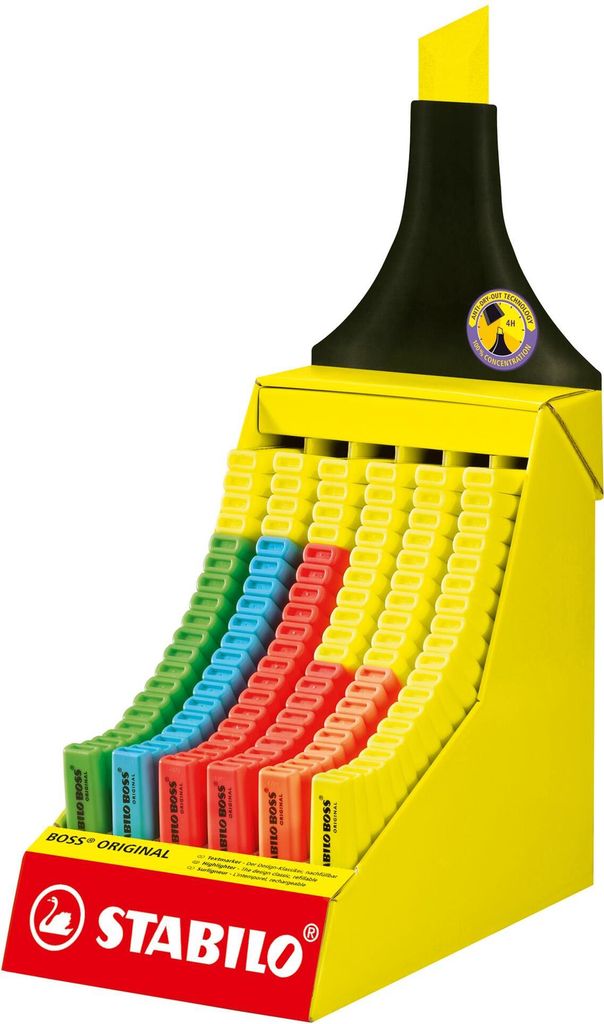 STABILO Textmarker BOSS ORIGINAL 120er Karton Display