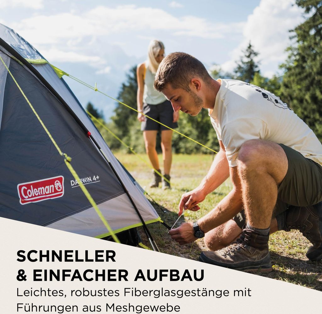Coleman Darwin 4 Plus 4 Personen Active-Zelt Produktbild 6