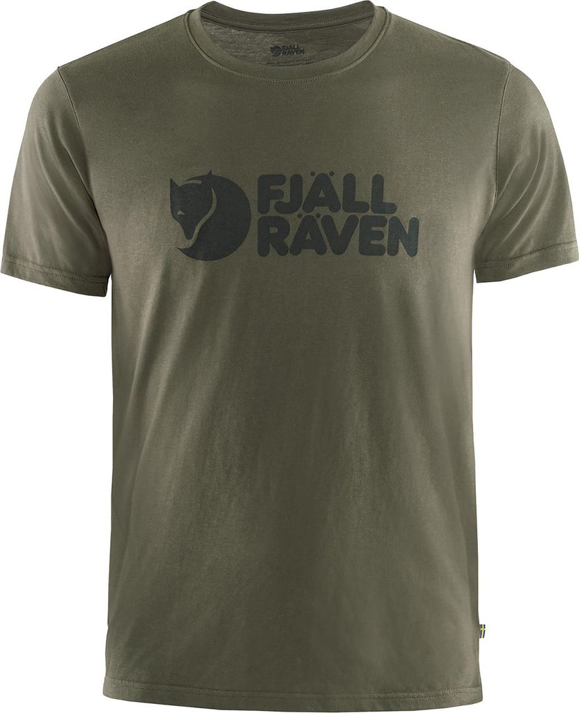 Fjällräven Logo T-shirt M Dark Olive M