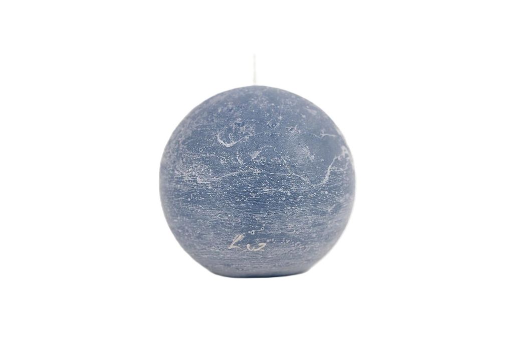 Rasteli Luz Your Candle - Kugelkerze Blau-Ozeanblau D 10 cm