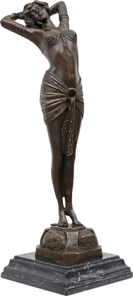 Bronzeskulptur Erotik erotische Kunst im Antik-Stil Bronze Figur Statue 42cm