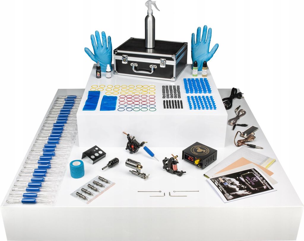Komplettes sicheres Tattoo-Maschinen-Kit Tattoo Set Produktbild 