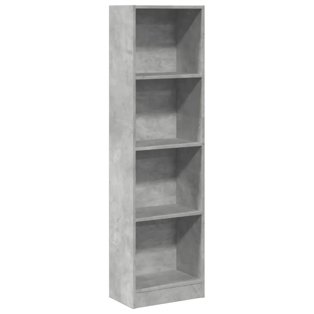 Scaffale Multiuso vidaXL 40x24x143 cm - Libreria Legno Grigio Cemento