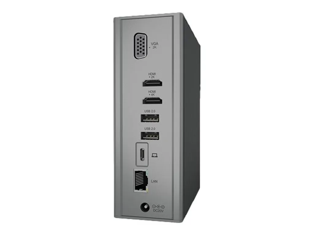 Station accueil pour ordinateur portable RaidSonic double écran 4K - 10