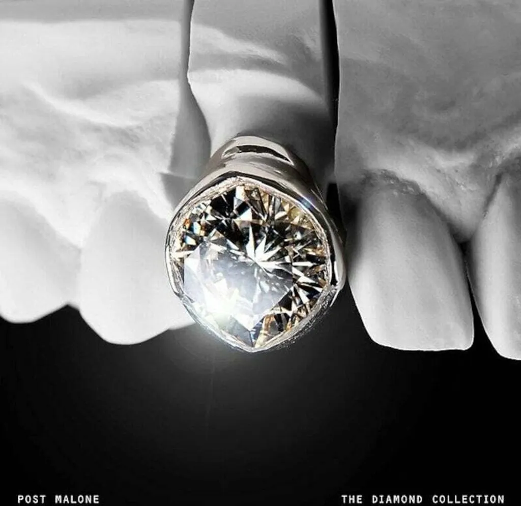 Vinyle Post Malone The Diamond Collection 2 LP Argent Métallique
