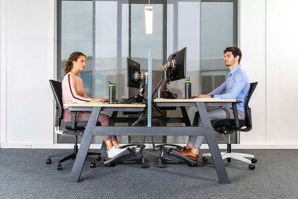 Unter-Tisch-Fahrrad | Mini-Beintrainer für Büro und Zuhause | Fitness-Pedaltrainer