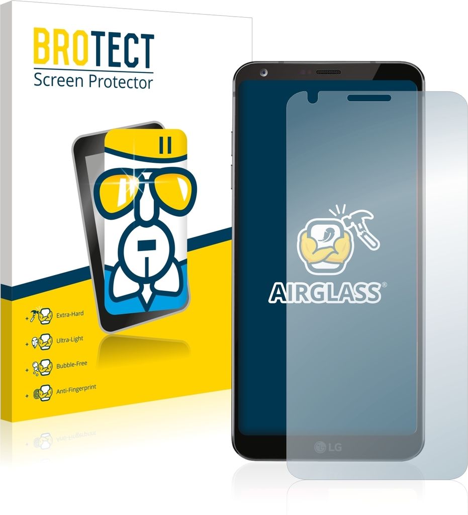BROTECT Schutzglas für LG G6 Schutzfolie Panzer Folie Glas Display Schutz klar