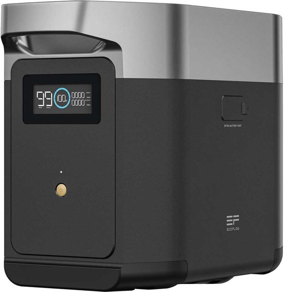 EcoFlow Zusatzbatterie DELTA 2 Max schwaz Produktbild 9