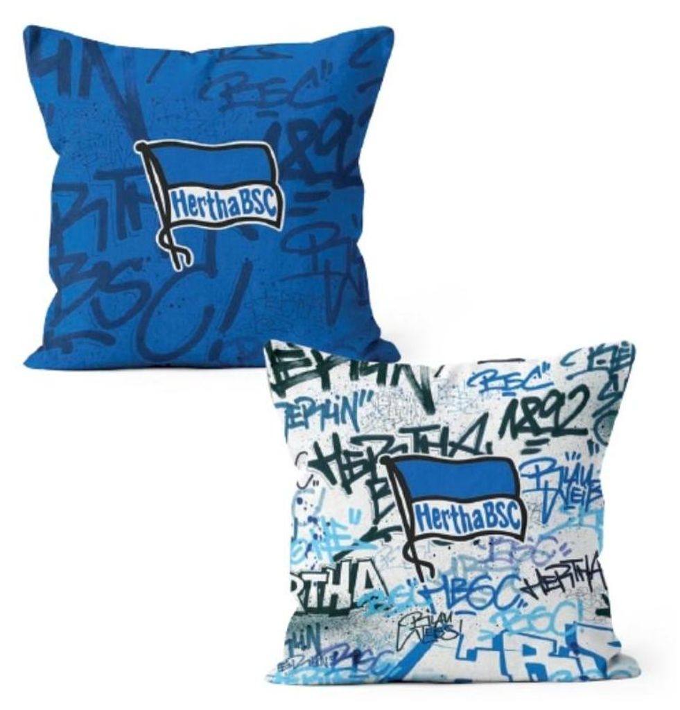 Cuscino Hertha BSC Graffiti 40x40 cm Immagine del prodotto 