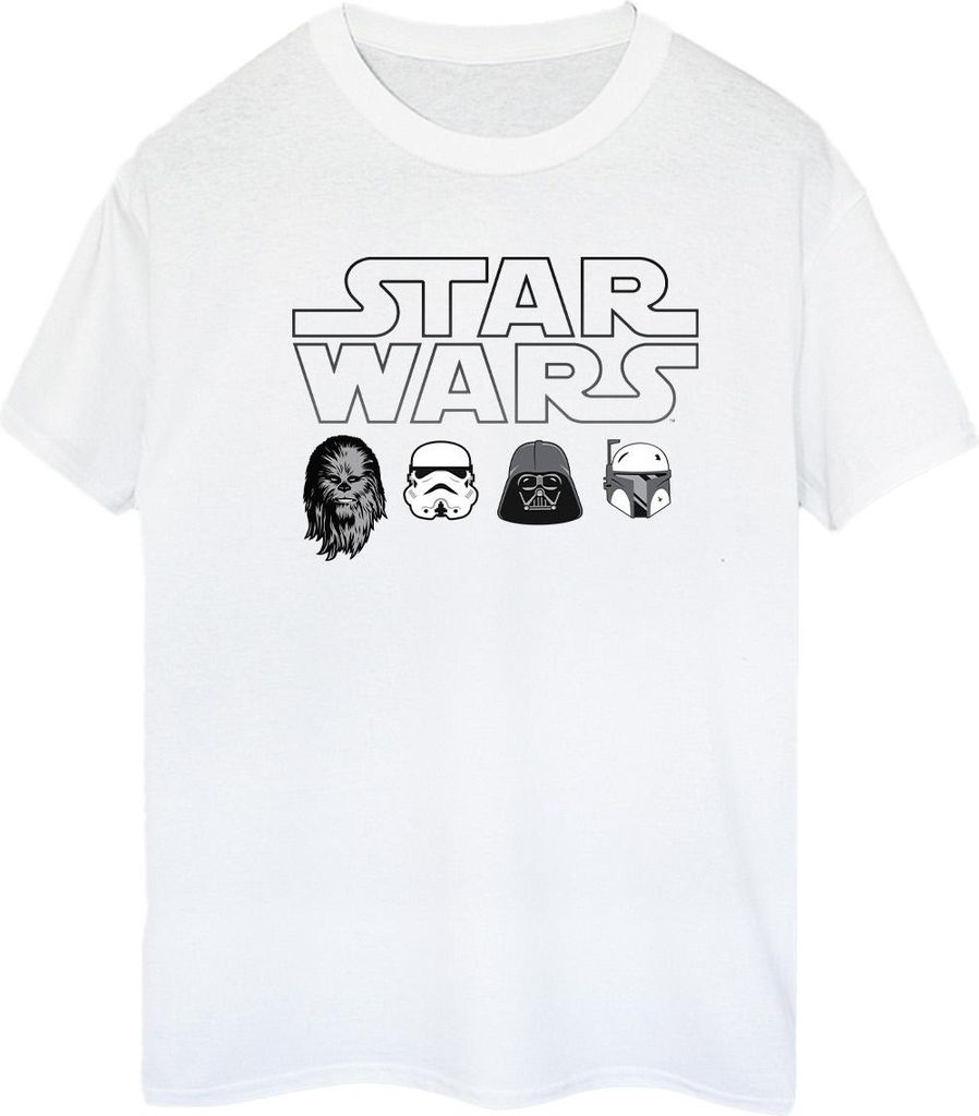 Star Wars - T-Shirt für Damen BI45246 (5XL) (Weiß)