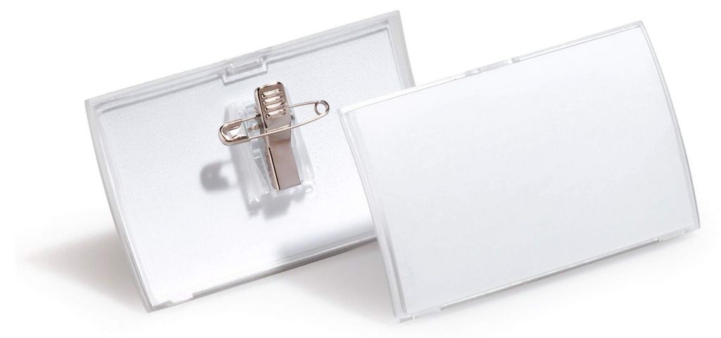 DURABLE Jmenovka CLICK FOLD s kombinovaným klipem 54x90 mm Obrázek produktu 