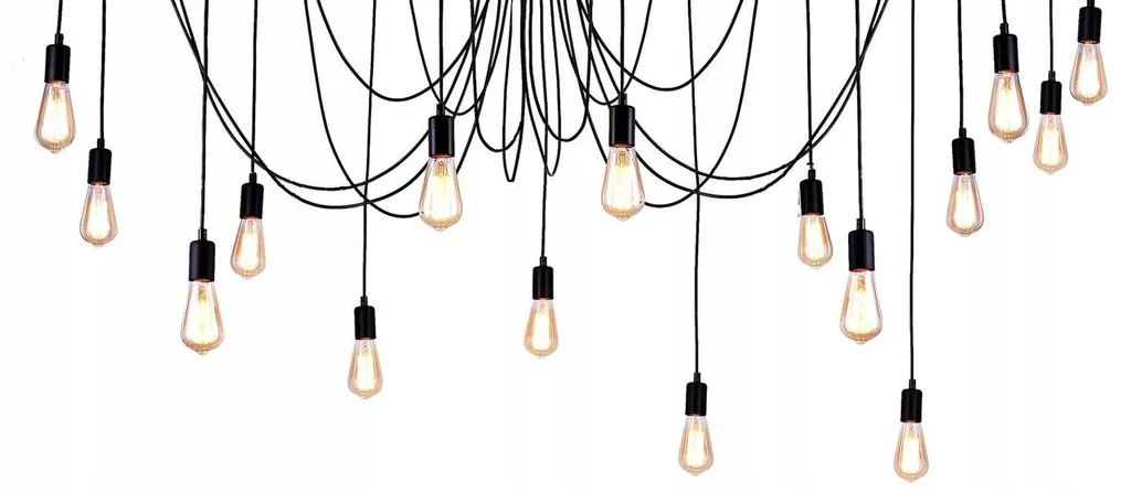 Solution Éclairage Grand Volume Toolight Spider 6 Noir Ajustable JDL-01