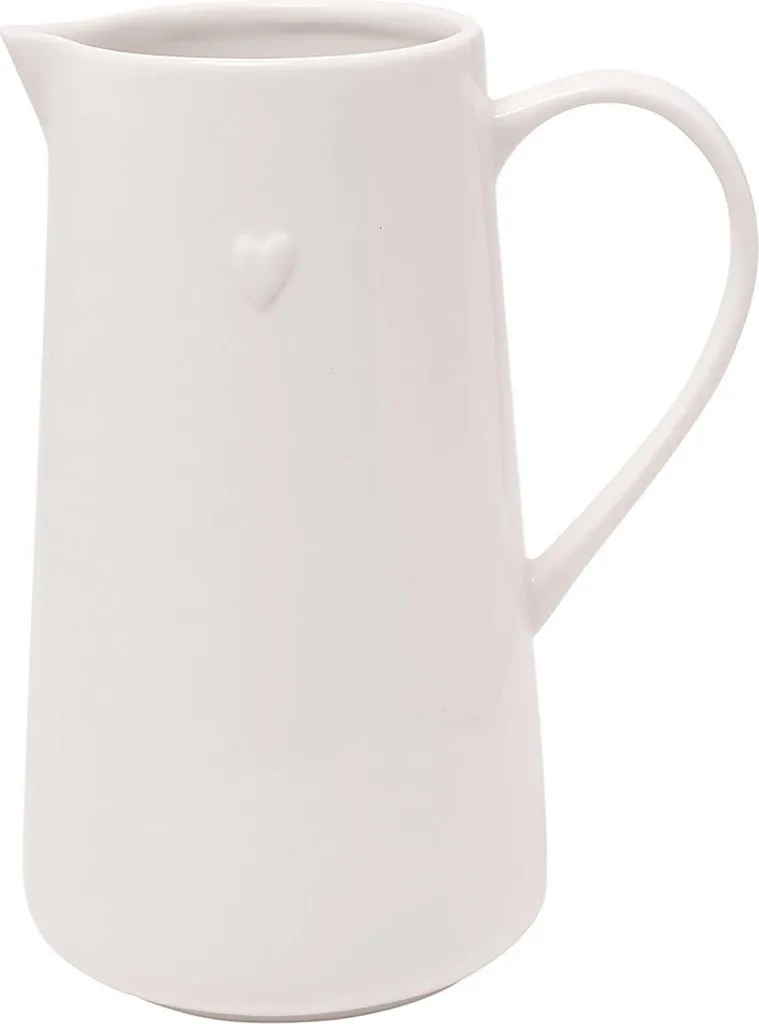 Caraffa Moments - Cuore piccolo WD1561 (Taglia unica) (Bianco sporco)