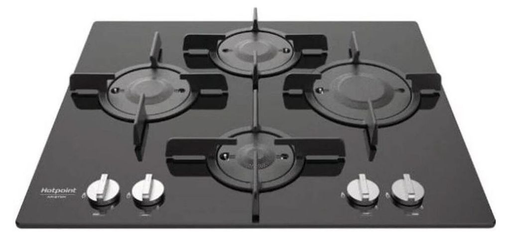 Hotpoint FTGHG 641 D/HA(BK), Schwarz, Integriert, 60 cm, Produktbild 
