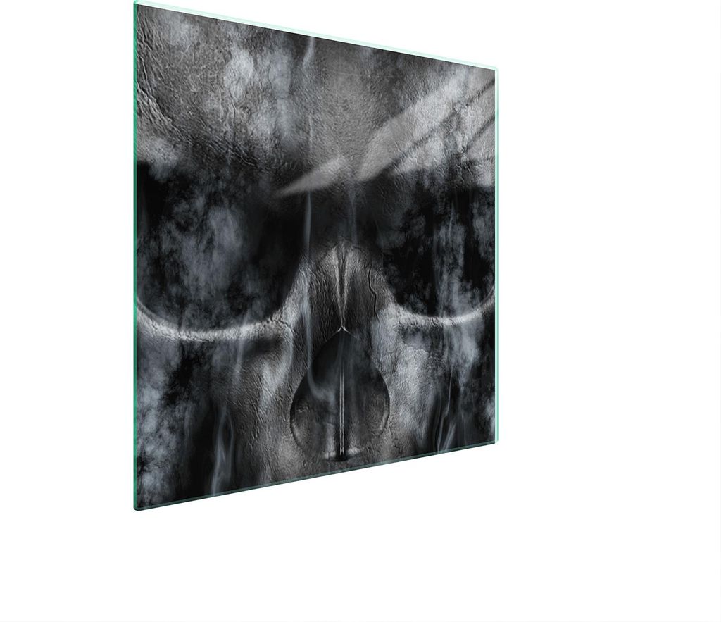 Glasschutzplatte Für Herd 50X52 Totenkopf