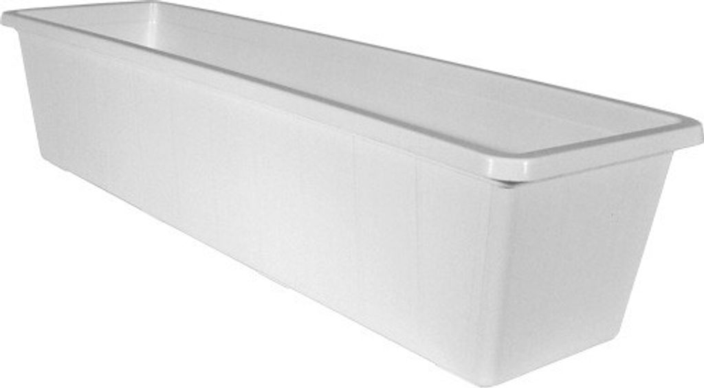 Bac à fleurs standard 60 x 17,5 cm blanc Image du produit 