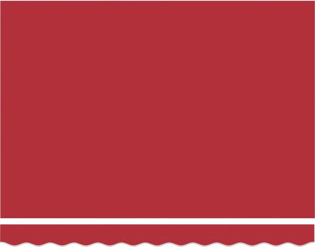 vidaXL Markise Rot 300 x 250 cm Polyester und Aluminium