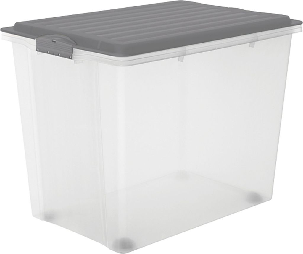 Rotho Aufbewahrungsbox mit Rollen 70L COMPACT - Produktbild 